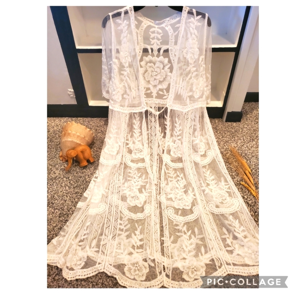 SWIMSUIT COVER-UP/CARDIGAN